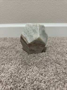 Threshold Multicolor Marble Geometric Accent Stone